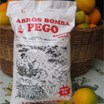 Plastic bag 5 Kg bomba rice les Tanques from natural park marjal Pego-Oliva.