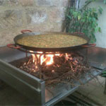 Paella hecha con arroz bomba Grupo les Tanques Pego