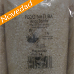Plastic bag 1/2 Kg bomba rice les Tanques from natural park marjal Pego-Oliva.